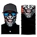 Produktbild Wokee Multifunktionstuch Gesichtsmaske Radfahren Motorrad Neck Tube Ski Schal Gesichtsmaske Balaclava Halloween Party Motorradmaske Sturmmaske Maske für Motorrad Ski (B)