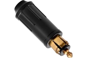 EHUIHUAN Presa Accendisigari 12v, Presa Accendisigari, Spina Accendisigari 12v per Auto e Moto, Adattatore con Spina Standard Europea da 12 V, Rame Puro Confezione da un Pezzo