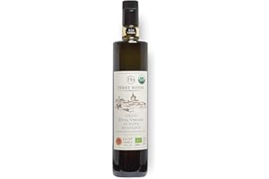 Terre Rosse - Włoska organiczna oliwa z oliwek z pierwszego tłoczenia na zimno - monokulturowa Moraiolo - certyfikaty DOP Umbria i Kosher/P - Olive Harvest 2024-1 szklana butelka 750 ml