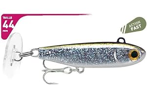 Power Tail Fiiish 44mm 12g Action Fast (Silver Glitter)