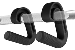 FARYODI 2 stycken dubbla D fitnesshandtag, 90 graders krokar pull-up-handtag, handtagfäste för pull-up-stänger, för armhävstång, skivstänger och motståndsband