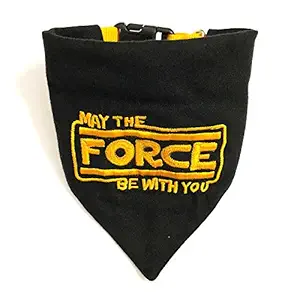 That Dog In Tuxedo Star Wars Dog Bandana/Scarf with Adjustable Dog Collar (Size - M-L)