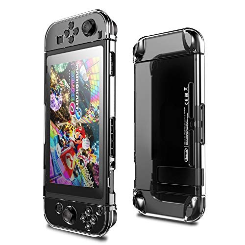 Preisvergleich Produktbild Nintendo Switch-Zubehör - Zariavo Ultradünne transparente Schutzhülle mit Schutzgehäuse für Nintendo Switch