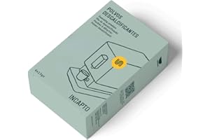 Incapto Descalcificador Universal para Cafeteras Automáticas | 4 Sobres Descalcificantes de 15g cada uno | Elimina la Cal y Alarga la Vida Útil de tu Cafetera