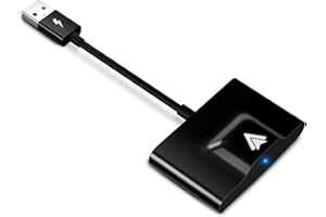 Uniytriox Adattatore Android Auto Wireless, Dongle Android Auto, conversione Android Auto Cablato in Wireless, Connessione Istantanea da Amartphone a Achermo Diretto Plug-in Adattatore USB C/USB
