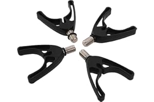 Graplan 4 Stück Rutenauflagen M3/8 Butt Grip Rutenauflage,U förmiger Angelrutenhalter für Alle Rutenhalter Rutenständer Rod Pod und Bank Stick