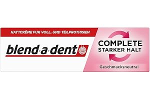 Blend-a-dent komplett självhäftande kräm för fullständiga och partiella proteser, smakneutral, 47 g