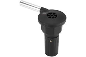 Samfox Ventilateur Soufflet Electrique pour Barbecue, Portable Ordinateur de Poche Batterie Alimenté Ventilateur de Barbecue Camping en Plein Air Pique-Nique Charbon de Bois Barbecue