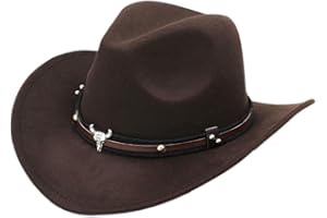 ONIUEZKY Sombrero de vaquero de estilo occidental para niños y niñas, gorro de vaquera, decoraciones para Halloween, Navidad, cumpleaños, fiesta de disfraces, gorra de béisbol