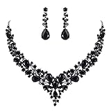 ✦ Größe ✦: Halskette: Kette Länge: 17.9in-20.8in/ 45.5cm-53.0cm; Anhänger Größe: 6.9in*1.7in/ 17.5cm*4.3cm. Ohrringe Größe: 2.1in*0.5in/ 5.5cm*1.4cm. Gewicht(Total): 71.5g.