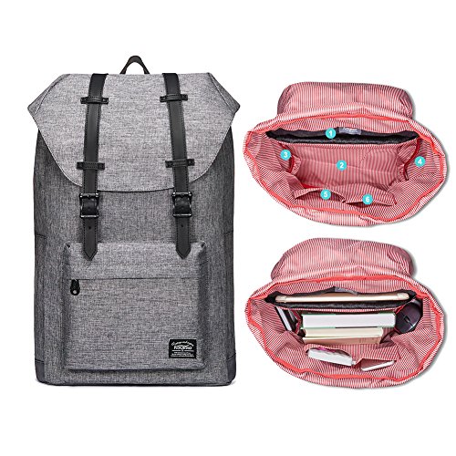 Lässiger Daypacks, KAUKKO 16 Zoll Laptop Outdoor Rucksäcke für 14″ Notebook Schüler Backpacks Schultaschen für Wandern/ Reisen/ Camping - 4