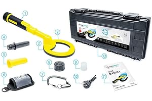 PGONA Nokta Makro Pulsedive Giallo Scuba Detector + Pinpointer Subacqueo Pulse Wireless