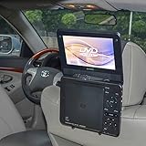 Muy limpio y elegante diseño TFY soporte para reposacabezas de coche soporte para Estándar (tipo portátil) reproductor de DVD portátil