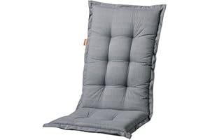 Nordje A046 Hochlehner Auflage Basic Grey ca. 123 x 50 grau