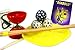 Produktbild Grosses Jonglage Beginner Set: Diabolo, Handstäbe, Diaboloholder, Diabolo-Lernfibel, Jonglierbälle und Jonglierteller mit Stab