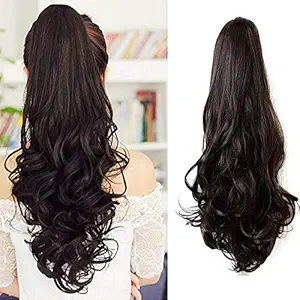 Lamvi Laxmis The Cosmetics Hub Step Cutting Casual Hair Extension in Plastic Clutcher (Black)