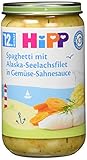 Hipp Spaghetti mit Alaska-Seelachsfilet in Gemüse-Sahnesauce