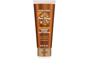 Creme of Nature - Pure Honey Activador de Rizos, con Miel Pura, Aceite de Coco y Manteca de Karité, Define, Alarga y Prolonga los Rizos, Sin Aclarado, para Pelo Rizado - 310 ml