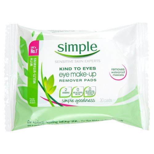 Simple Kind To Eyes Eye Make Up Remover Pads 30 Pieces
