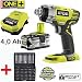 Produktbild Ryobi 18V ONE+ Akku Schlagschrauber RID 1801 M - inklusive 4,0 Ah Lithium-Ionen-Akku, Schnellladegerät und 98-tlg. Bitset
