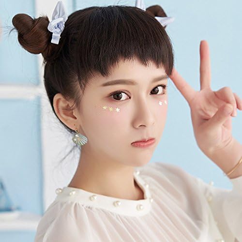 dog-bangs/Irregular short bangs on the eyebrow-A