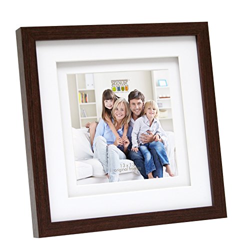 Deknudt Frames S65KQ1 Bilderrahmen 13x13 Holz Braun