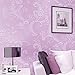 Produktbild Wallpaper Europäische Pastorale große Blume 3D Umweltfreundliche vliestapete Wohnzimmer Schlafzimmer warme romantische lila Hochzeit Zimmer tapete Prinzessin rosa (Color : Lila)