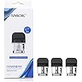 SMOK NOVO 2 Replacement PODs, 1.4 Ohm, Quartz, 2mL Capacity, Run Nic Salts, Pure Taste, Smooth Throat Hit, Works With Novo Devices, SMOK Vaping PODs, Pack of 3, No Nicotine