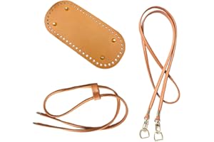 Pamtns 1 Set Fondo per Borse All'uncinetto con Cinghia e Cordoncino Nail Bottom Shaper Mat Fondo Borsa Uncinetto Tracolla per Borsa DIY Knitting Crochet Borsa Borse Fai da Te Accessori