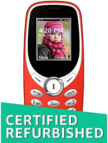(CERTIFIED REFURBISHED) IKALL K31 Basic Feature Mobile Phone (Red, 64MB)