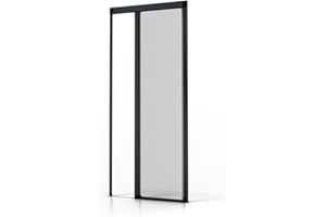 AVOSDIM.COM STORES, RIDEAUX, MOUSTIQUAIRES Mosquitera puerta Lujo Gris RAL7016 – 1400 x 2300 mm