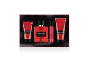 Mauboussin - Prestige Set 2023 Pour Lui In Red : Eau de Parfum, Shower Gel, Shower Gel & Travel Spray