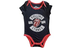 FEA The Rolling Stones US Tour 1978 Black Babygrow Romper Suit