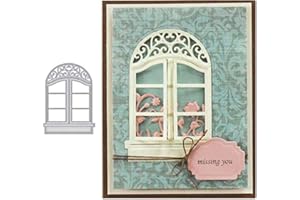 YunTrip - Fustelle per realizzare biglietti, per finestre in metallo, per scrapbooking, goffratura, biglietti, album decorativi, per San Valentino, festa della mamma