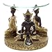 Produktbild Close Up Thai Buddha Duftlampe mit Glas-Mosaik-Effekt | dunkelbraun - gold - 14 x 13 x 12 cm