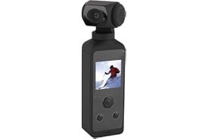 ANNADUE Appareil Photo 4K HD, Caméra de Poche Grand Angle Rotatif 270°, Caméra Sous-Marine 30 m, Carte Mémoire 64 G, Microphone Intégré, Portable, pour Plongée en Plein Air