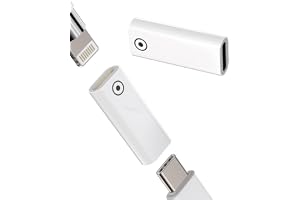 HOYULLI USB C hona till Lightning-hona 2-pack tillbehör pencil laddare 1:a generationen för penna laddning omvandlare typ-C l