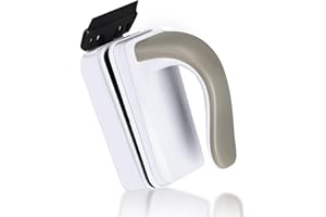 Lychee Limpiador magnético de peceras-Rascador magnético de cristal de acuario-Rascador extraíble de algas de cristal [Sin arañazos, antideslizante, magnetizador]. (S)