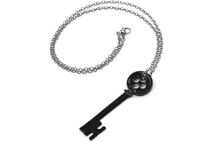 BORFUE Treasure Chest Key Necklace for Halloween Cosplay Movie Props