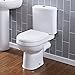 Produktbild Hudson Reed Stand-WC Breve - 2-teilige Toilette mit Spülkasten aus Keramik Inkl. Spülmechanismus - WC-Sitz inklusive Absenkautomatik