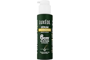 LUXÉOL LUXEOL - Sérum Cheveux Croissance - Pousse De 6 cm En 3 Mois* - Des Cheveux Plus Longs Plus Vite - 97% D'Ingrédients D'Origine Naturelle - Sans Silicones - Fabriqué En France - 100 ml