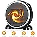 Produktbild Keramik Heizlüfter - Mini Elektroheizung Fan Heater,Heizstrahler Heizung PTC 500W, 2 Sekunden Aufheizen, Kipp- und Überhitzungsschutz,Mobile Portable für Bad,Büro,Kleine Räume,Caravans und Garagen