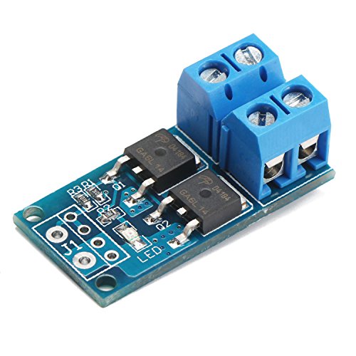 DROK® 400W High-Power-MOS-Feldeffekttransistor , DC 5-36V 15A Triggerschalter Treibermodul , PWM elektronischen Schalter Control Board, Drive Module ON-OFF-Controllerpanel