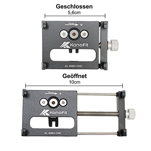 BOMBENFEST – Handyhalterung für Fahrrad & Motorrad | Passend für ALLE Smartphones | Passt an ALLE LENKER + 2 GRATIS Passtücke | Handyhalterung Fahrrad | Handyhalterung Motorrad - 4