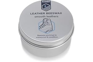 Storm Leather Cire d'abeille – Imperméable et enrichit les cuirs lisses