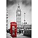 Pitaara Box Red Telephone Booth And Big Ben In London, England, UK - MEDIUM Size 14.0 inch x 21.0 inch - FRAMED CANVAS Wall Paintings with 6mm (0.24 inch) THICK MDF MOUNTING FRAME : DIGITAL PRINT Wall Posters Art Panel like Hand Paintings : Home Interior Wall Décor Photo Gifts & Decorative Paintings for Bedroom, Living Room, Drawing, Dining Room, Kitchen, Office, Reception, Bathroom, Outdoor, Gallery, Hotels, Restaurants, & Balcony : Places, Vintage : Photography RS.709.00