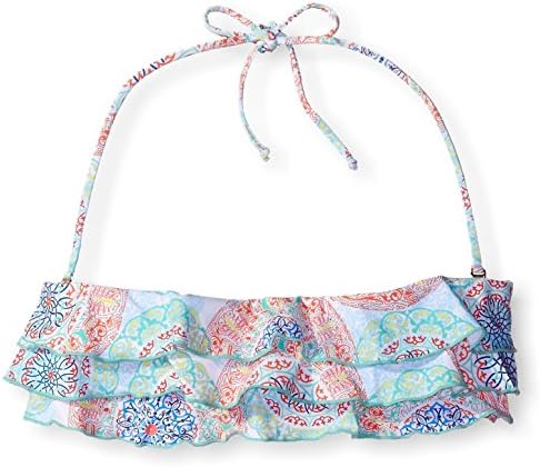 OndadeMar Women's Magestic Bandeau Bikini Top, Multi, XS