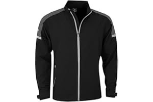 CALLAWAY APPAREL Callaway Golf Mens Shoulder Block Water Repellent SwingTech Golf Wind Jacket