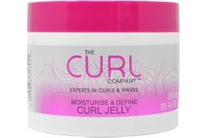 The Curl Company Moisturise & Define Curl Jelly (300ml) - Formulated with Professional Curplex with Moringa Oil. Experts in Curls & Waves. Cruelty Free. Vegan Friendly. Colour Kind Formula.