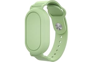 GUTERTOP für Samsung Smart Tag 2 Armband Kinder Kompatibel, für Samsung Tracker - Smart Tag 2 Wasserdichte, Stoßfeste, Weiche, GPS Armband Kinder Kratz-Schutz für Kinder und Ältere Menschen (grün)